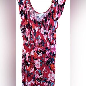 Torrid super soft, smocked bodice dress